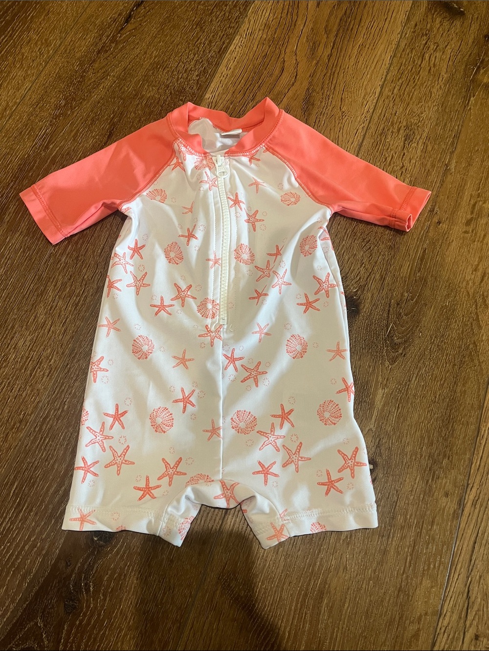 Coral starfish swimsuit